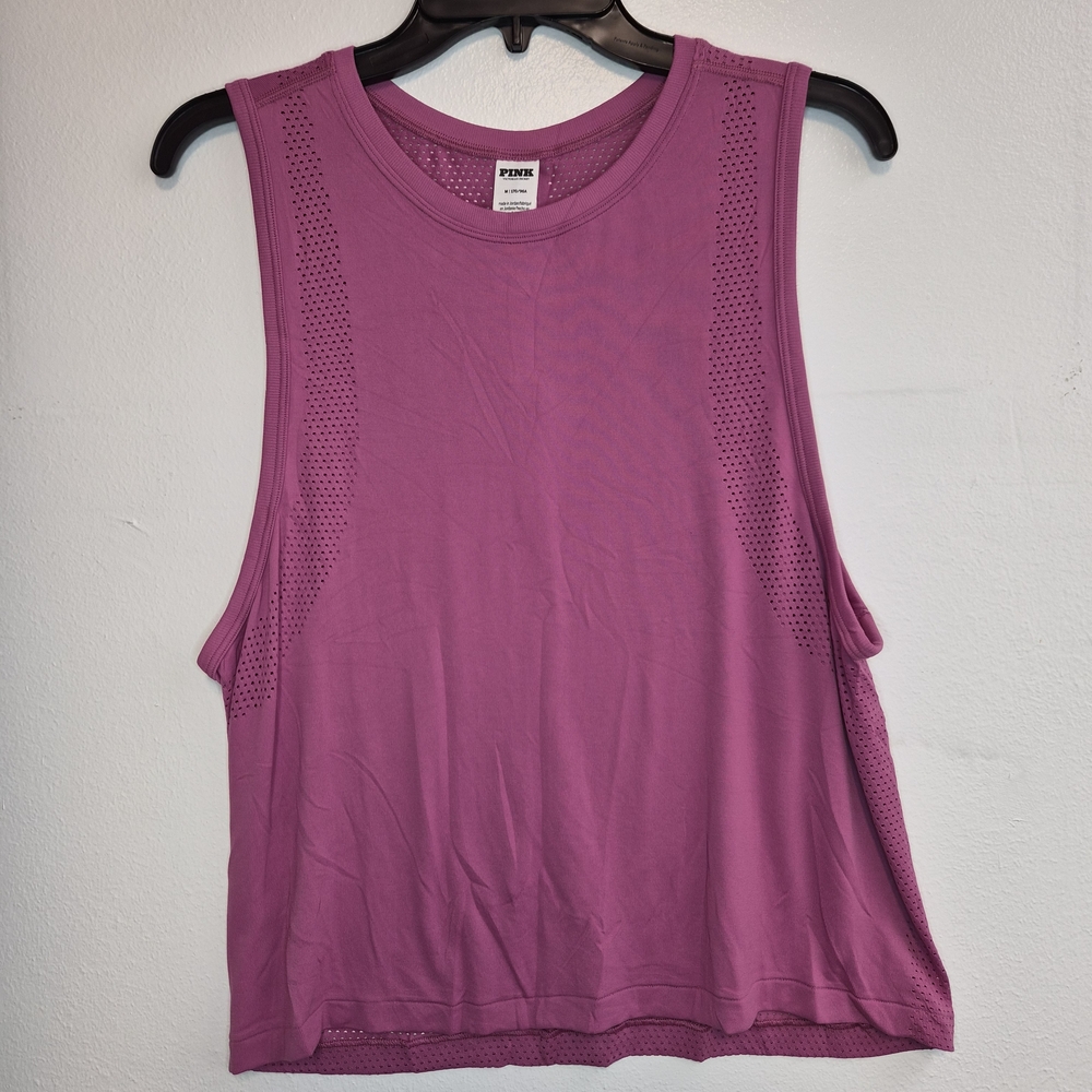 PINK Victoria's Secret Women's Muscle Tee - Pink